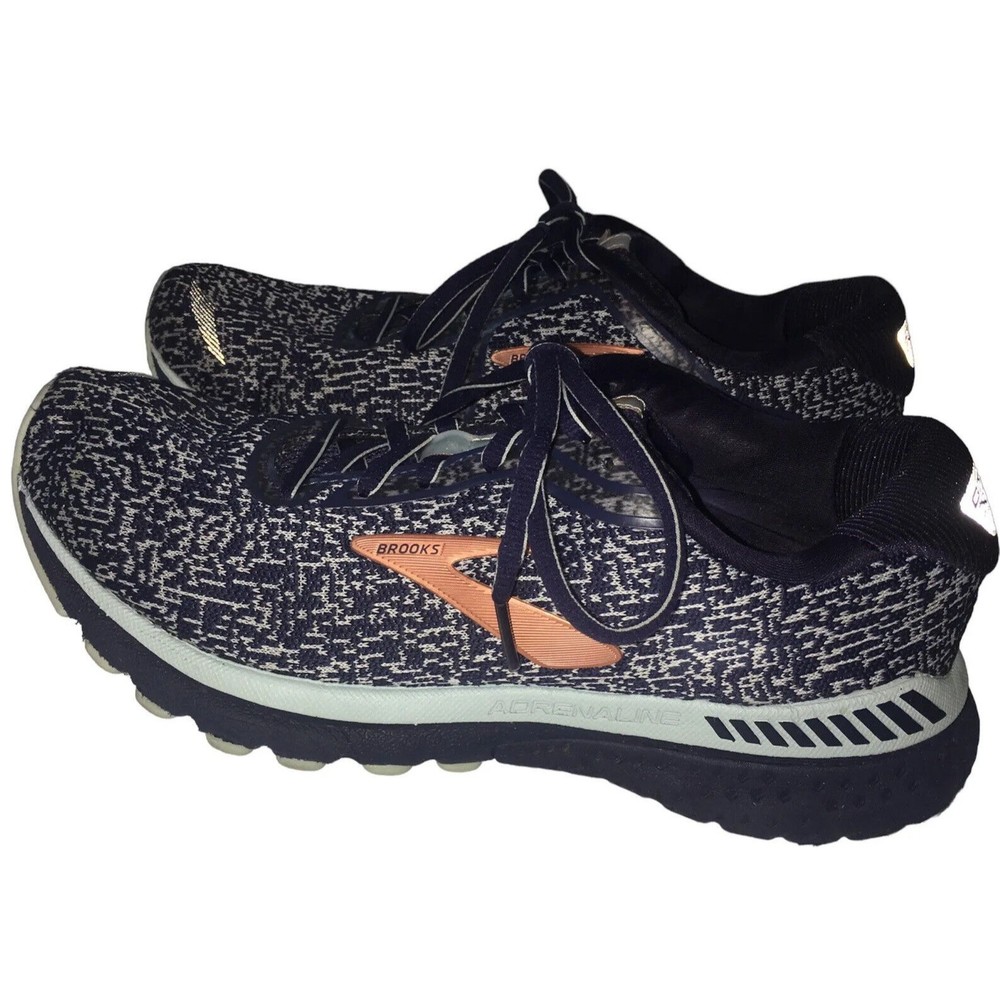 Brooks Adrenaline GTS 20 Women's Size 9 B Running Shoe Sneaker 1202961B434 Blue
